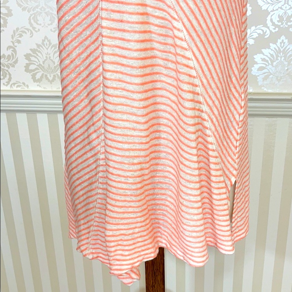 Anthropologie Meadow Rue Striped Asymmetrical Tee - Picture 5 of 7